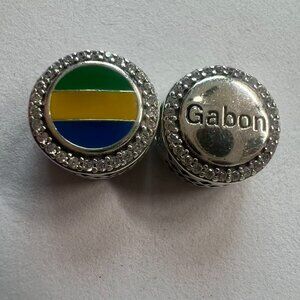 💕☃️Pandora Gabon Flag Exclusive Charm
